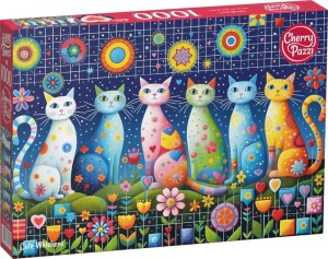 Cherry Pazzi: Cute Whiskers (1000) kattenpuzzel