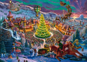 Schmidt: Santa's North Pole (1000) kerstpuzzel
