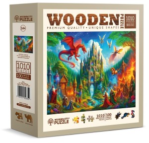 Wooden City: Fantasy Castle (1010) houten legpuzzel