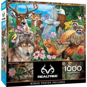 Master Pieces: Wilderness Watch (1000) SCHADE AAN DOOS OP = OP