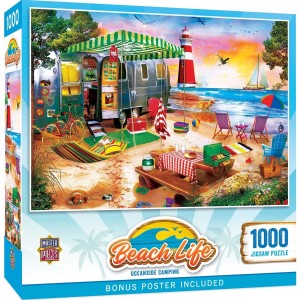 Master Pieces: Oceanside Camping (1000) legpuzzel