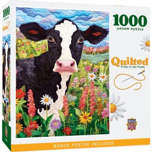 Master Pieces: Frolic in the Fields (1000) verticale puzzel