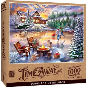 Master Pieces: An Evening Skate (1000) winterpuzzel