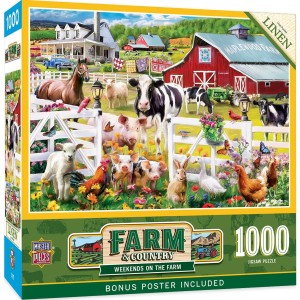 Master Pieces: Weekends on the Farm (1000) legpuzzel Master Pieces: Weekends on the Farm (1000) legpuzzel