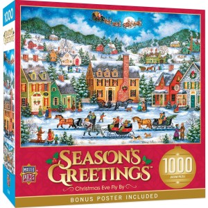 Master Pieces: Christmas Eve Fly By (1000) kerstpuzzel