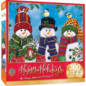 Master Pieces: Snowy Afternoon Friends (300XXL) kerstpuzzel Master Pieces: Snowy Afternoon Friends (300XXL) kerstpuzzel