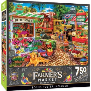 Master Pieces: Sale on the Square (750L) legpuzzel Master Pieces: Sale on the Square (750L) legpuzzel