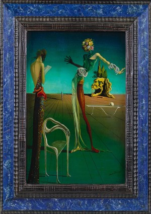 Art by Bluebird: Woman with Head of Roses (1000) verticale puzzel