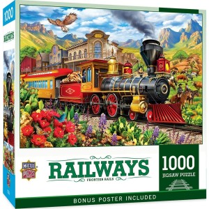 Master Pieces: Frontier Rails (1000) treinpuzzel Master Pieces: Frontier Rails (1000) treinpuzzel