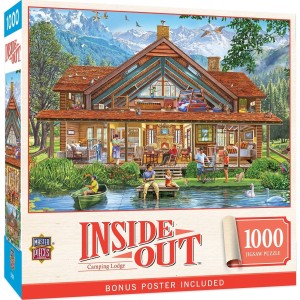 Master Pieces: Camping Lodge (1000) legpuzzel Master Pieces: Camping Lodge (1000) legpuzzel