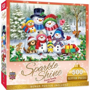 Master Pieces: Frosty Family Moments (500) glitterpuzzel