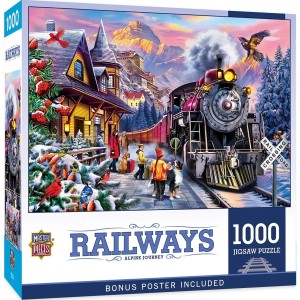Master Pieces: Alpine Journey (1000) treinpuzzel