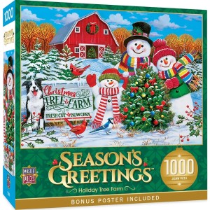 Master Pieces: Holiday Tree Farm (1000) kerstpuzzel
