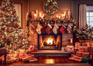 Trefl: Warm Winter Night (1000) kerstpuzzel