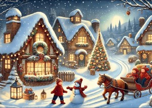 Trefl: Holiday Sleigh (1000) kerstpuzzel