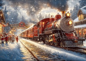 Trefl: Holiday Train (1000) kerstpuzzel