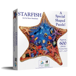 SunsOut: Starfish (600) shaped puzzel