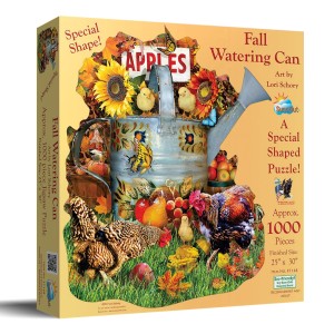 SunsOut: Fall Watering Can (1000) shaped puzzel