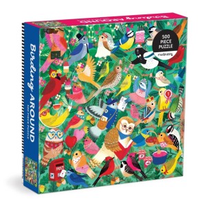 Mudpuppy: Birding Around (500) vierkante vogelpuzzel