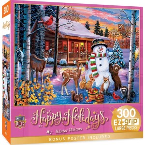 Master Pieces: Winter Visitors (300XL) kerstpuzzel