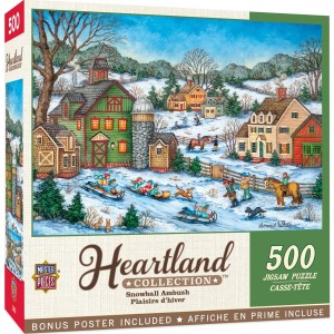 Master Pieces: Snowball Ambush (500) legpuzzel