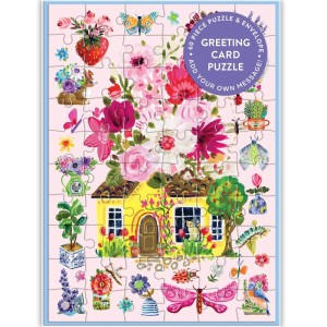 Galison: Greeting Card Puzzle - Buzzy Bouquet (60) kaartpuzzel