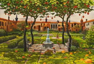 Castorland: Patio (1500) legpuzzel