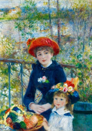 Art by Bluebird: Two Sisters on the Terrace (1000) verticale puzzel