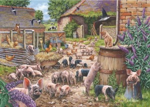 House of Puzzles: Piglet Pandemonium (500) legpuzzel