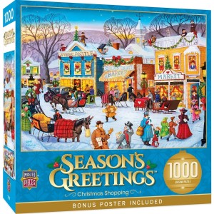 Master Pieces: Christmas Shopping (1000) kerstpuzzel