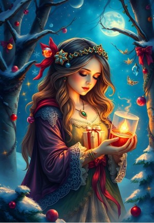 Alipson: Winter's Breath (1000) verticale puzzel