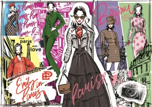 Trefl: Emily in Paris Fashion Inspirations (1000) legpuzzel