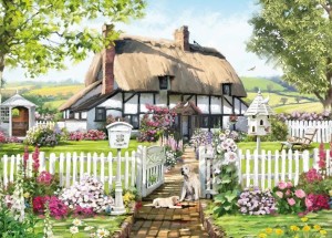 Otter House: Country Thatch (1000) legpuzzel