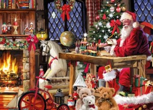 Otter House: Santa's Workshop (1000) kerstpuzzel