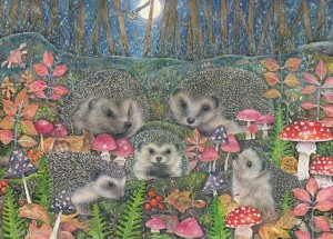 	 Otter House: Woodland Hedgehogs (1000) legpuzzel