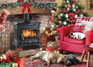 Otter House: Fireside Snuggles (1000) kerstpuzzel