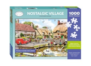 Otter House: Nostalgic Village (1000) legpuzzel