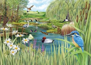 Otter House: River's Edge (1000) legpuzzel