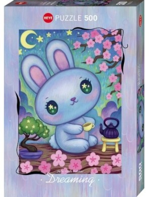 Heye: Bunny Zen Garden (500) verticale puzzel