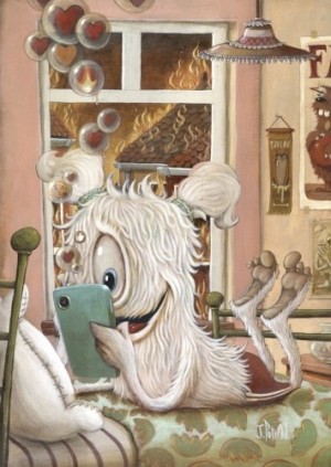 Heye: Zozoville - Phony Love (1000) verticale puzzel