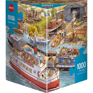 Heye: Boatyard (1000) legpuzzel