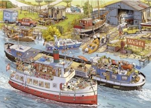 Heye: Boatyard (1000) legpuzzel