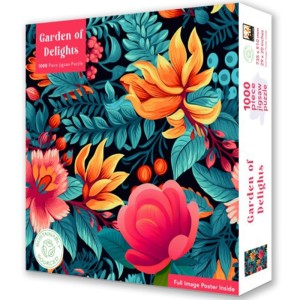 Flame Tree: Garden of Delights (1000) verticale puzzel