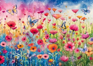 Schmidt: Poppy Field (1000) legpuzzel