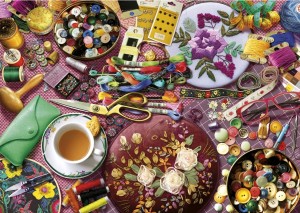 Educa: The Sewing Table (2000) legpuzzel