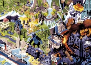 Heye: Peter Jackson Films (1000) legpuzzel