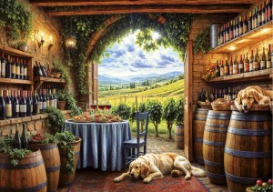 Educa: Canes et Vinum (1000) legpuzzel