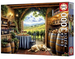 Educa: Canes et Vinum (1000) legpuzzel