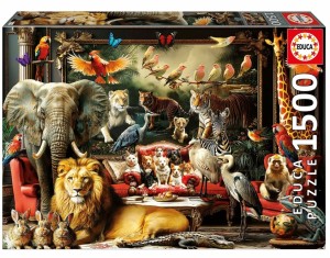 Educa: The Animal Mansion (1500) legpuzzel