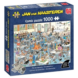 Jan van Haasteren: De Kattenshow (1000) legpuzzel